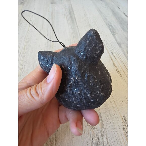 Shabby chic cat Halloween ornament vtg style - Picture 6 of 8